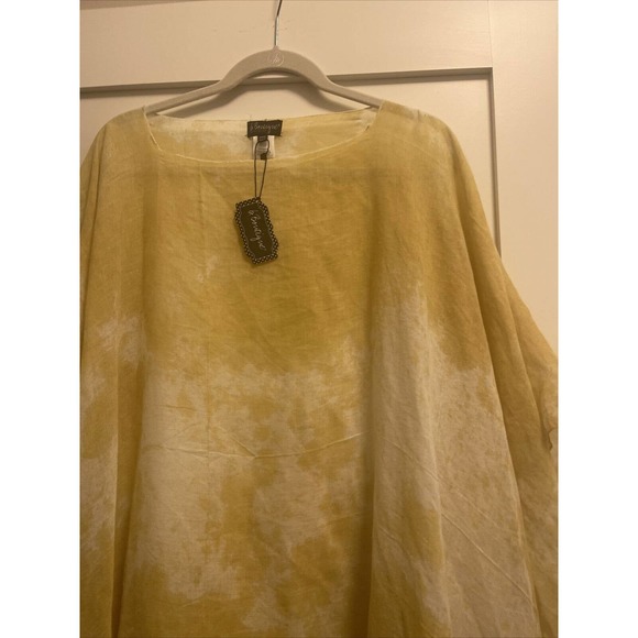 b. Boutique by Evergreen Womens One Size Sheer Poncho Cover Up Beach Pool NWT - Picture 2 of 6